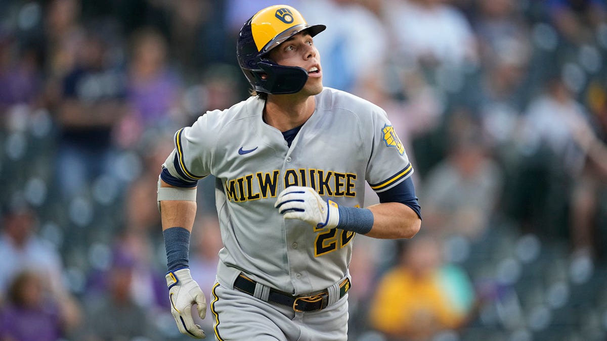 Christian Yelich on verge of becoming fifth player to reach 100 HRs/100  steals in a Brewers uniform
