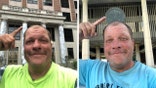 Bob in Alaska (left) and Hawaii (right)