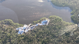 Boats piled up after Hurricane Ian