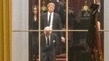 King Charles III with Prince Harry and Meghan Markle