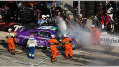 NASCAR's Cody Ware involved in scary crash, put into ambulance