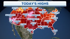 Heat in West will begin to relax as Hurricane Kay, cold front move in