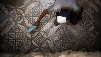 Palestinian farmer discovers rare Byzantine-era mosaic while planting olive tree in Gaza