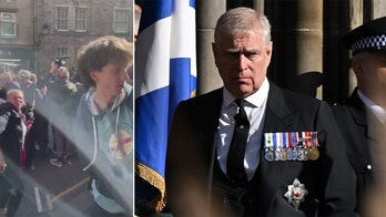 Video shows Prince Andrew heckler getting arrested as crowd chants ‘God save the king’