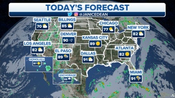 Wet weather hits Northeast, heat in West to cool