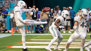 Mark Sanchez leads 'butt punt' jokes as Dolphins manage to survive late-game debacle
