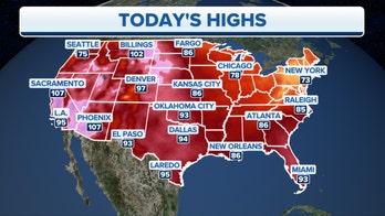 Record heat bakes California, High Plains, with some relief coming
