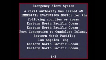 Emergency alert telling all of LA, 'Eastern North Pacific Ocean' to evacuate was sent in 'error': authorities