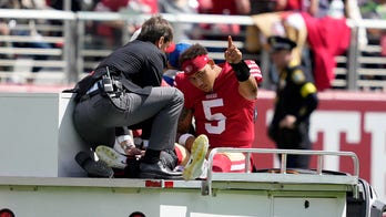 49ers' Trey Lance's season over after suffering broken ankle vs. Seahawks