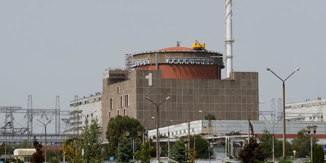 A view shows the Zaporizhzhia Nuclear Power Plant in the course of Ukraine-Russia conflict outside the Russian-controlled city of Enerhodar in Zaporizhzhia region, Ukraine August 22, 2022.