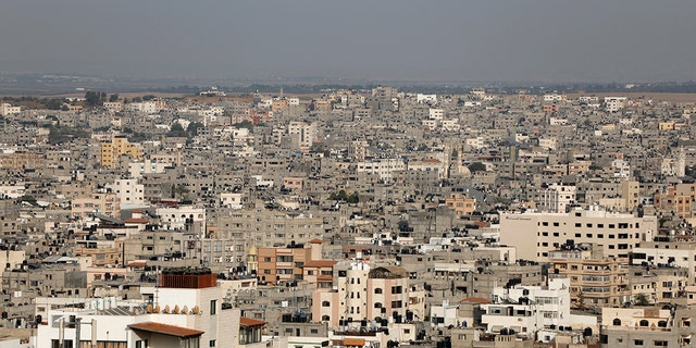 General view of Gaza city May 29, 2022. 