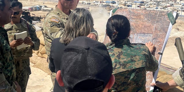 CENTCOM chief Gen. Erik Kurilla consults with officials running the al-Hol camp. 