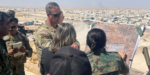 CENTCOM Director General Erik Kurilla consults with officials running al-Hol camps. 