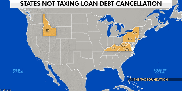 Six states have confirmed they do not plan to tax student loan handout funds.