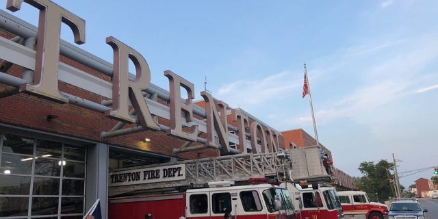 Participants in the 9/11 Promise Run sleep at Trenton Fire Department in Trenton, N.J., on night two of the race.