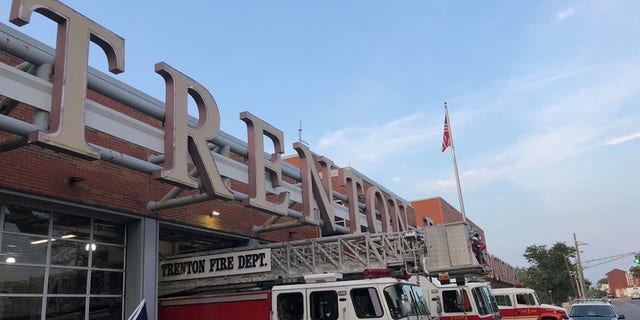 Participants in the 9/11 Promise Run sleep at Trenton Fire Department in Trenton, N.J., on night two of the race.