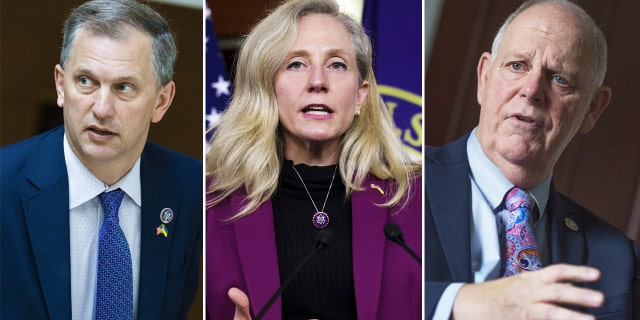 Democratic Reps. Sean Casten of Illinois, Abigail Spanberger of Virginia, and Tom O'Halleran of Arizona.