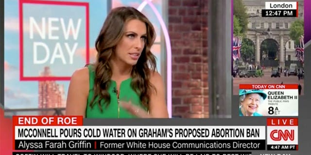 CNN political commentator Alyssa Farah Griffin said Sen. Lindsey Graham consumed the news cycle with his abortion ban bill.