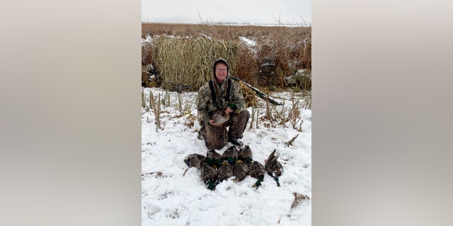 This October 2020 photo provided by Pat Traynor shows Douglas Dulmage, who was shot and killed on his farm on Aug. 29 near Cando, North Dakota. 