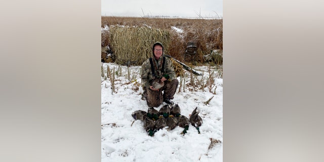 This October 2020 photo provided by Pat Traynor shows Douglas Dulmage, who was shot and killed on his farm on Aug. 29 near Cando, North Dakota.