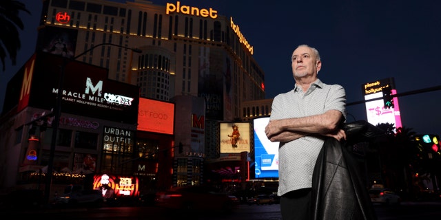 Authorities say Jeff German, a Las Vegas investigative reporter, has been stabbed to death outside his home and police are searching for a suspect.