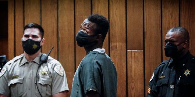 Cleotha Henderson appears in Judge Louis Montesi courtroom for his arraignment on Tuesday, Sept. 6, 2022 in Memphis, Tennessee. Henderson has been charged with kidnapping and murdering jogger Eliza Fletcher.