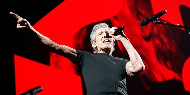FILE - Roger Waters performs at the United Center on Tuesday, July 26, 2022, in Chicago. Polish media are reporting that Pink Floyd co-founder Roger Waters has canceled concerts planned in Poland amid outrage over his stance on Russia’s war against Ukraine. An official with the concert arena in Krakow where Waters had been scheduled to perform in April said the musician's manager had withdrawn the April performances without giving a reason. (Photo by Rob Grabowski/Invision/AP, File)