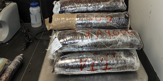 Troopers found 52 pounds of suspected fentanyl pills during a traffic stop on I-19 near Sahuarita, Arizona, on September 14.