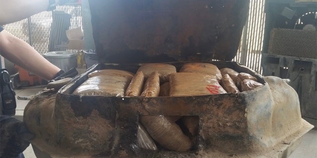 Border officers at the Port of Nogales, Arizona, seized fentanyl, methamphetamine and cocaine hidden in a gas tank on Thursday.