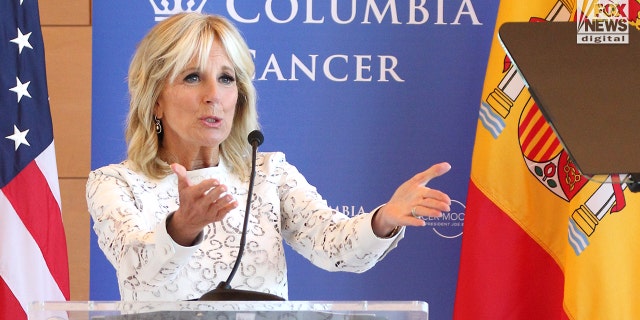 First lady Jill Biden speaks at Columbia Medical Center School of Nursing, September 21. 2022  