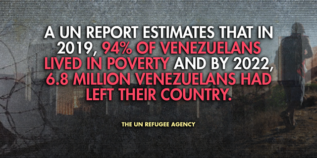 Poor economic conditions, food shortages and limited access to healthcare have driven millions of Venezuelans to the U.S.