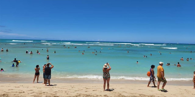 Bob Barnes of New York spent a week in Hawaii; he enjoyed the beaches and soaked up the warm weather.