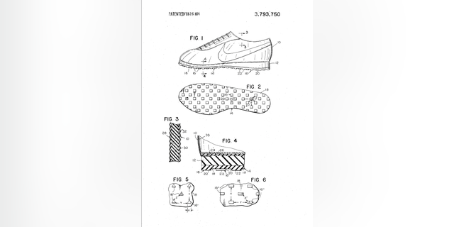 Bill Bowerman is credited with inventing the modern athletic shoe, filing a patent for his innovative design in 1972 and receiving it in 1974.