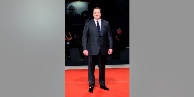Brendan Fraser was emotional at Sunday's premiere of "The Whale" in Italy.