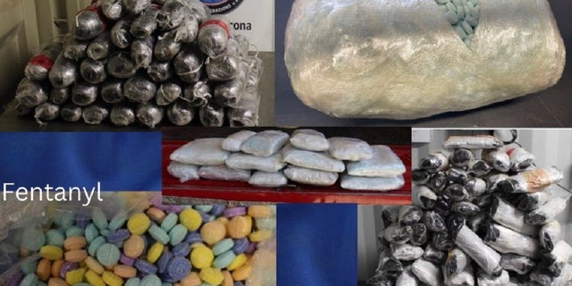 U.S. Customs and Border Protection officers fund hundreds of thousands of fentanyl pills, including many that were "rainbow-colored" during seizures in Arizona, officials said.