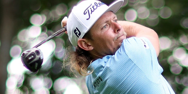 Cameron Smith during a practice round prior to the LIV Golf Invitational – Boston at The Oaks on Aug. 31, 2022, in Bolton, Massachusetts.