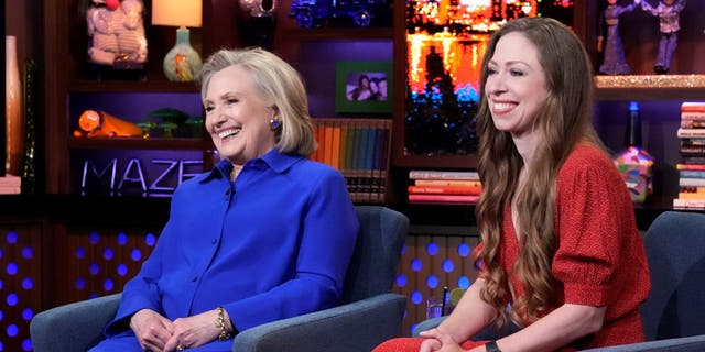 WATCH WHAT HAPPENS LIVE WITH ANDY COHEN -- Episode 19140 -- Pictured: (l-r) Hillary Clinton, Chelsea Clinton 