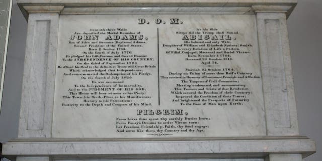 In a tribute to his parents, John and Abigail Adams, President John Quincy Adams wrote that the Treaty of Paris represented for his father the "redemption of his pledge" of American independence. 