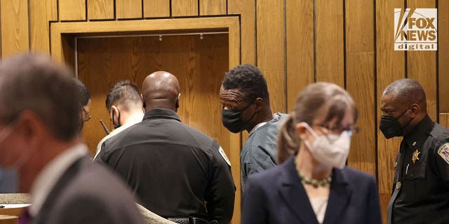 Murder suspect Cleotha Henderson appears in court at Shelby County Criminal Justice Center in Memphis Tennessee, Wednesday, September 7, 2022. Henderson is charged with the murder of Memphis mother-of-two, Eliza Fletcher. He is represented by appointed council, Jennifer Case. He has been ordered held without bond by Judge Louis Montesi.
