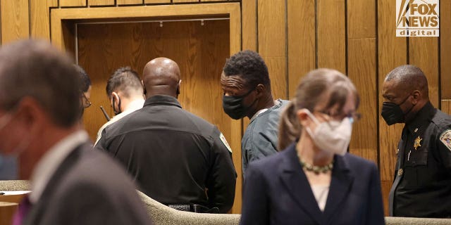 Murder suspect Cleotha Henderson appears in court at Shelby County Criminal Justice Center in Memphis Tennessee, Wednesday, September 7, 2022. Henderson is charged with the murder of Memphis mother-of-two, Eliza Fletcher. He is represented by appointed council, Jennifer Case. He has been ordered held without bond by Judge Louis Montesi.