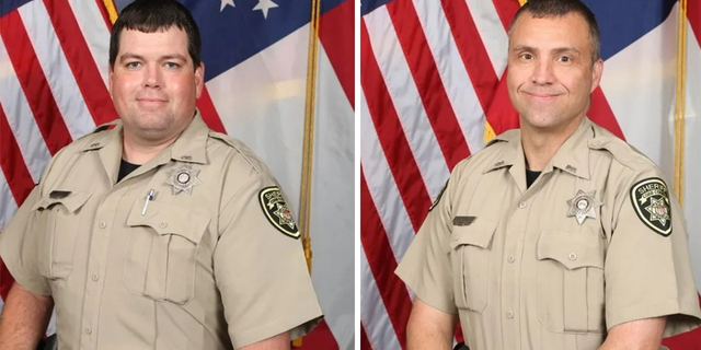 Deputies Marshall Ervin, Jr. (left) and Jonathan Koleski (right) were killed Thursday at a home in the Marietta area while arresting a suspect wanted for theft.
