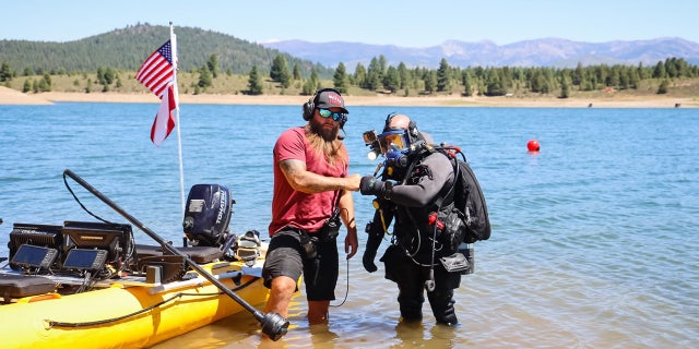 Adventures with Purpose lead investigator Doug Bishop and diver Nick Finn, who found Kiely Rodni's remains in Prosser Reservoir Aug. 21.