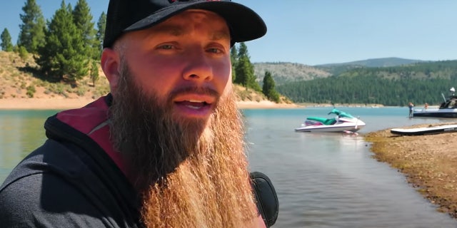 Doug Bishop searching for Kiely Rodni in Tahoe National Park.
