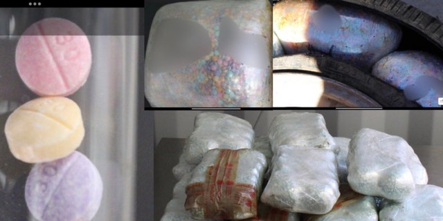 On Wednesday during K9 operations, CBP officers at the Nogales POE stopped a vehicle containing approximately 276,000 fentanyl pills in the spare tire. Approximately 146k of the pills were multi-colored.