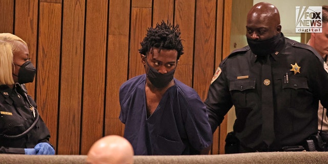 Ezekiel Kelly appears in Shelby County court in Memphis, Tennessee on September 9, 2022. Kelly is alleged to have killed four people and injured more as he drove around Memphis firing at will and carjacking numerous people too.