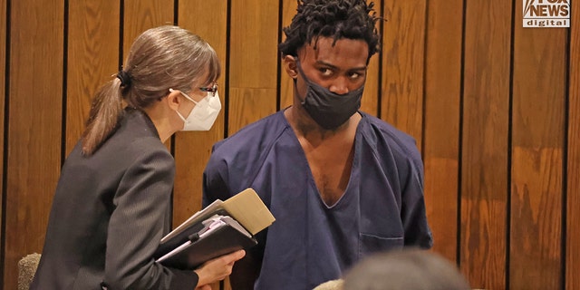 Ezekiel Kelly appears in Shelby County court in Memphis, Tennessee on September 9, 2022. Kelly is alleged to have killed four people and injured more as he drove around Memphis firing at will and carjacking numerous people too.