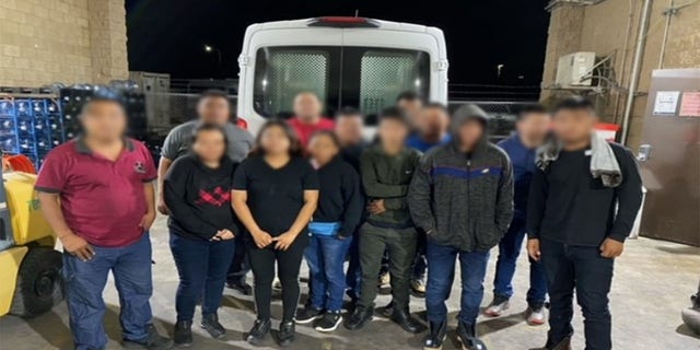 Border Patrol agents in El Paso, Texas rescued 13 migrants trapped in a truck.  September 20, 2022.