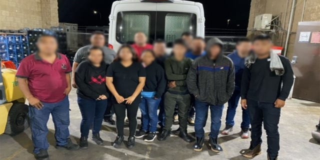 Border Patrol agents in El Paso, Texas rescued 13 migrants trapped in a truck.  September 20, 2022.