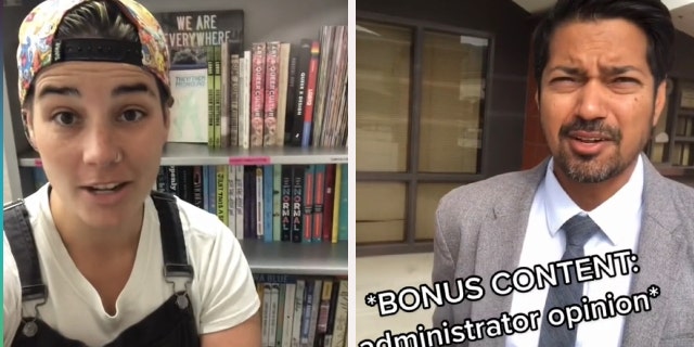 Flint interviews Principal Manoj Mahindrakar about her "queer library" at San Juan Hills High.