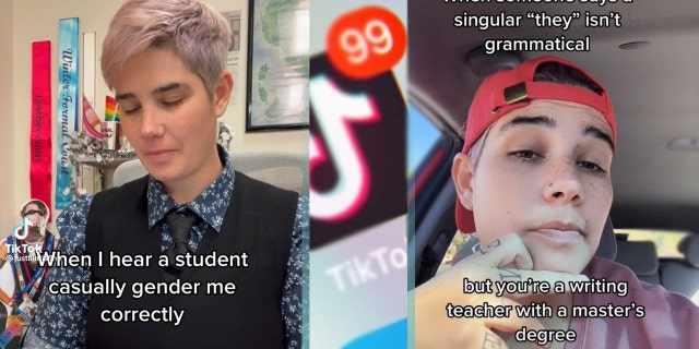 The San Juan Hills High School teacher posts about gender identity on TikTok.